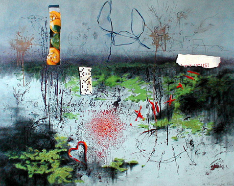 Titel: Dans le marais, Kunstenaar: DE COURREGES, Bruno